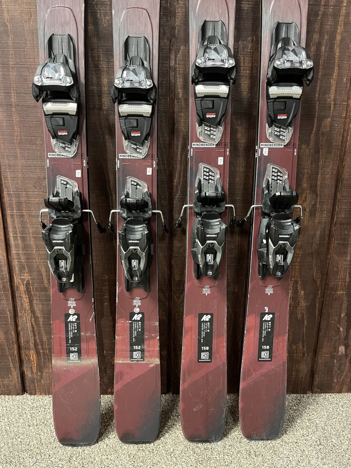 2025 K2 Mindbender 89Ti W Skis + Squire Bindings