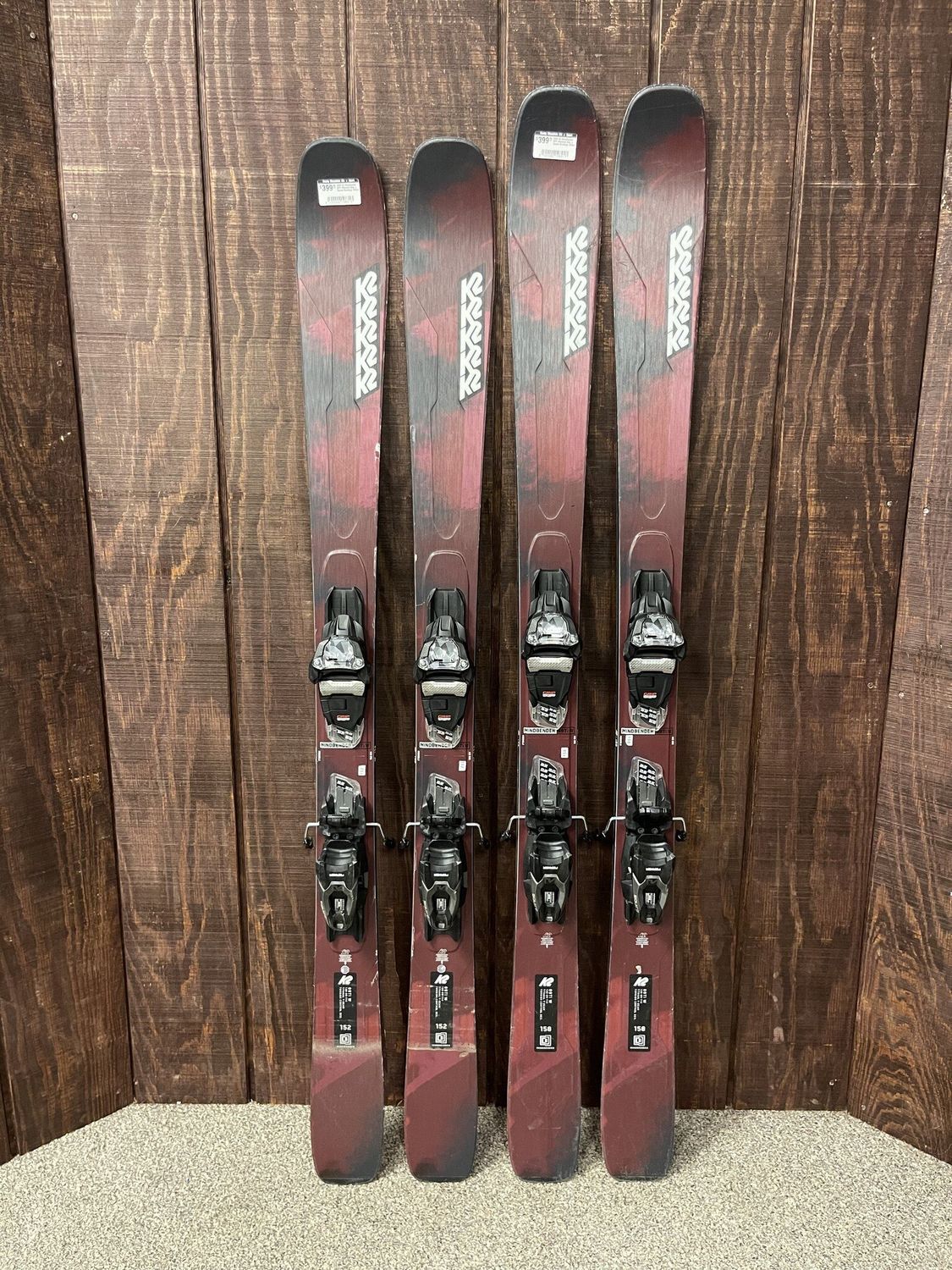 2025 K2 Mindbender 89Ti Womens Skis + Squire Bindings