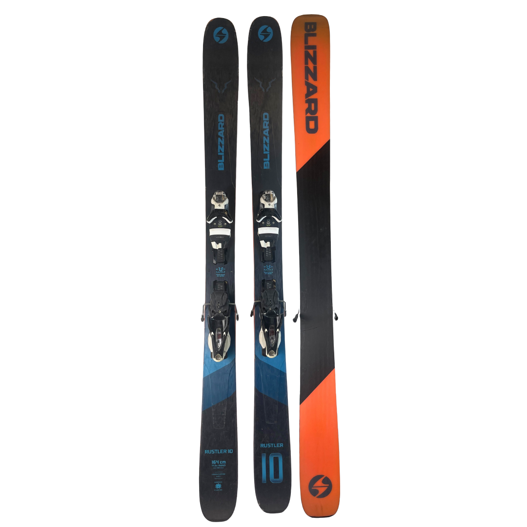 2022 Blizzard Rustler 10 Skis + Look SPX 12 Demo Bindings