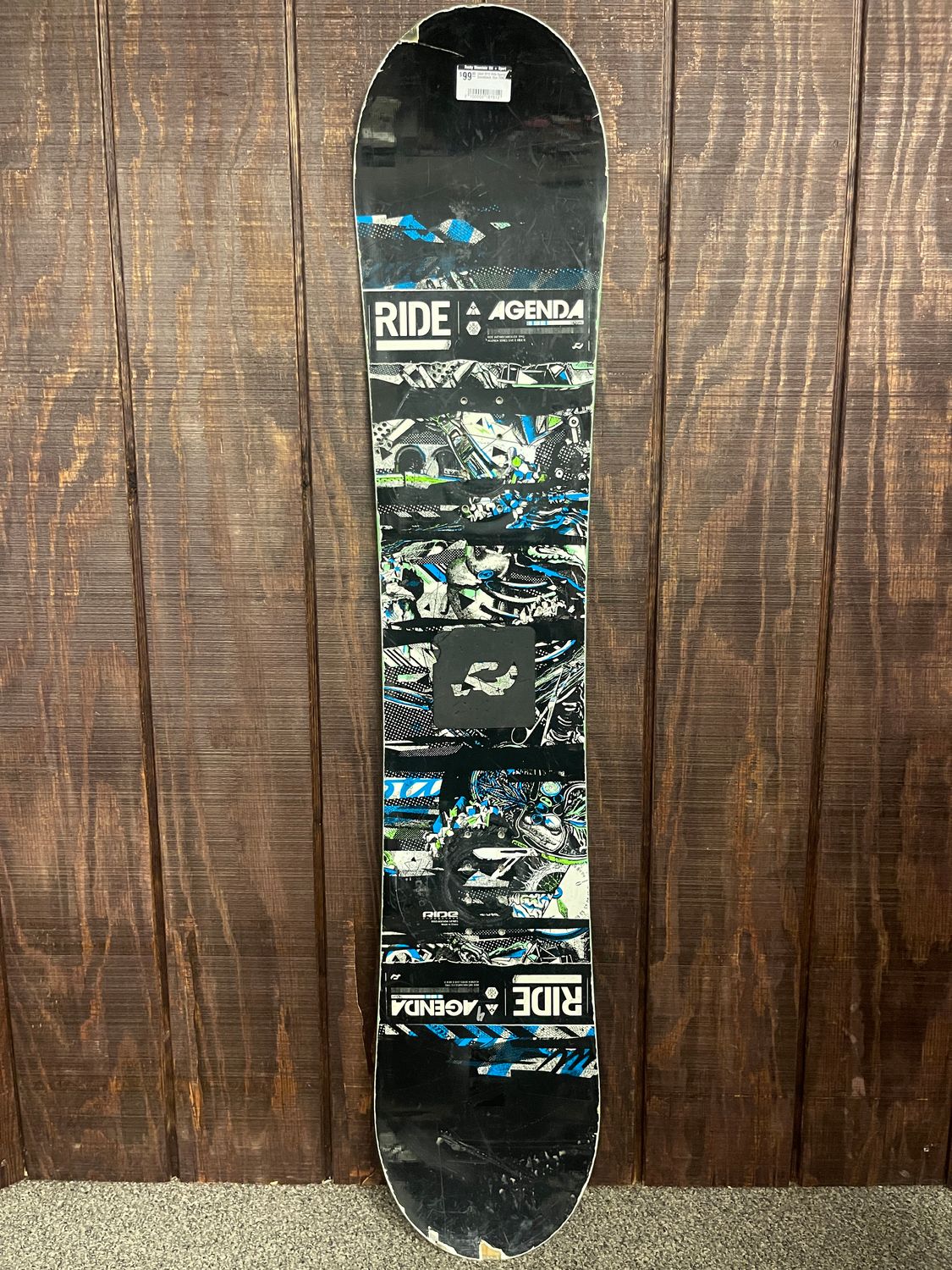 Used 2012 Ride Agenda Snowboard 142cm
