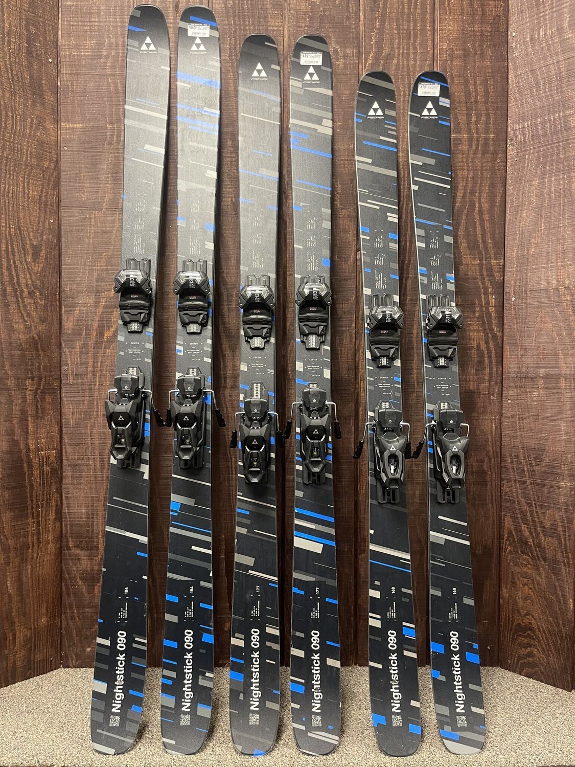 2025 Fischer Nightstick 90 Skis + Attack 13 LYT Bindings