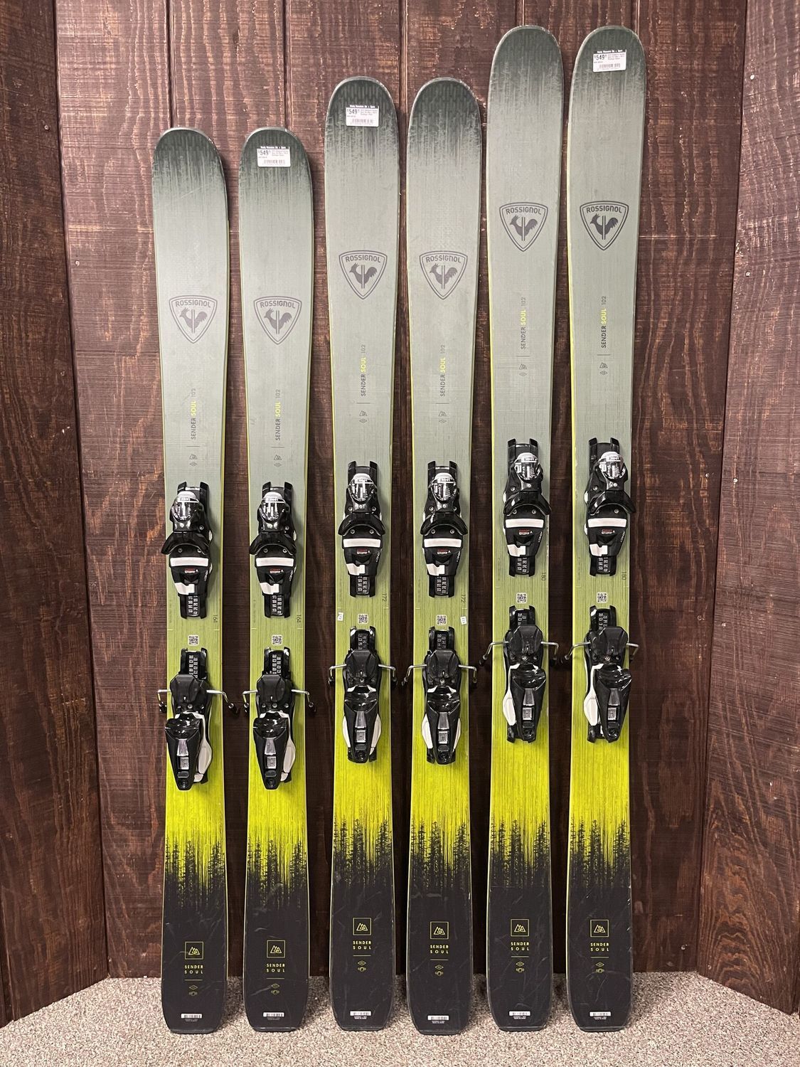 2025 Rossignol Sender Soul 102 Skis + NX12 Bindings