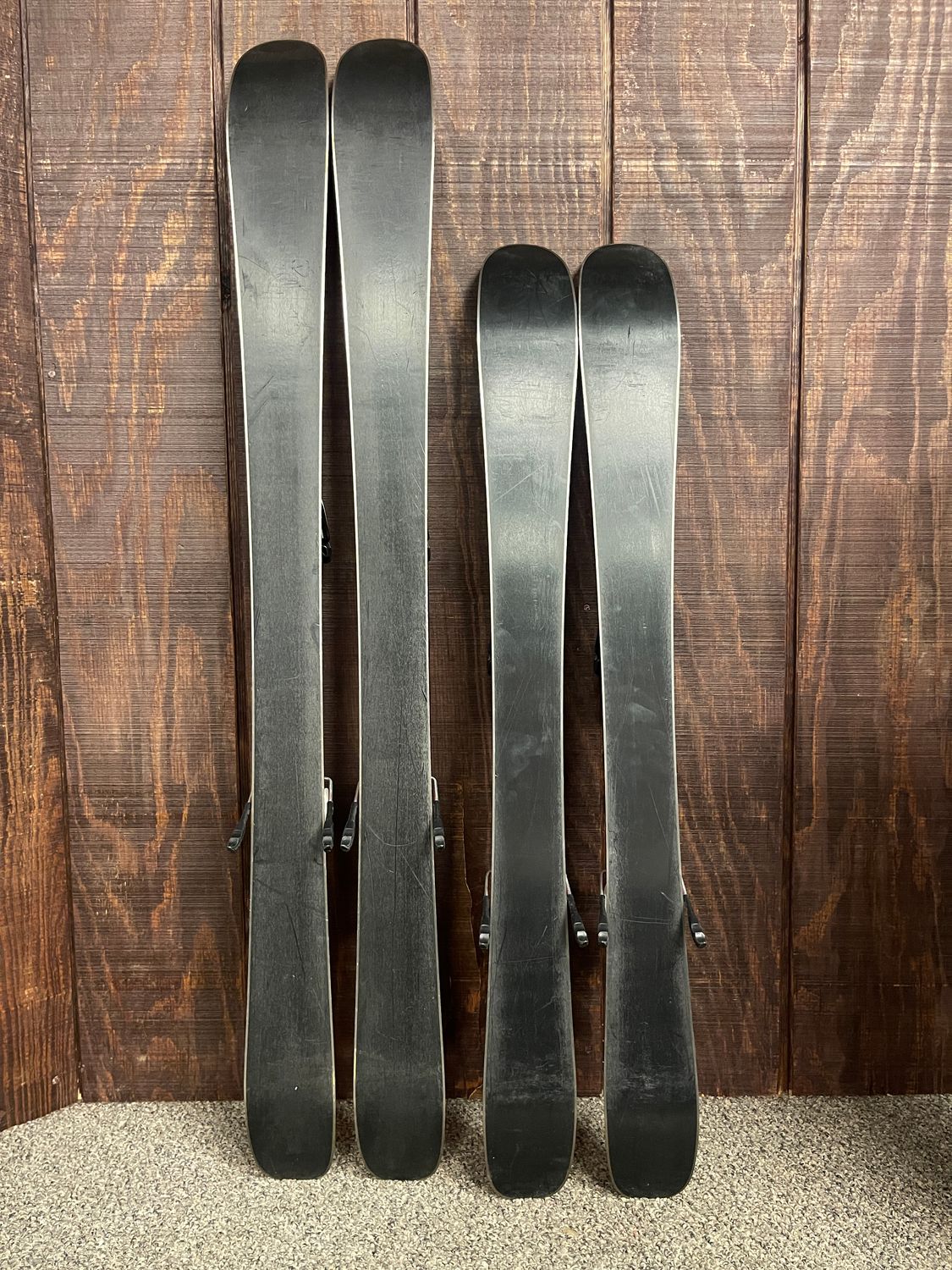 Used Blizzard Gunsmoke Jr. Kids Skis + Blizzard IQ 7 Demo Bindings