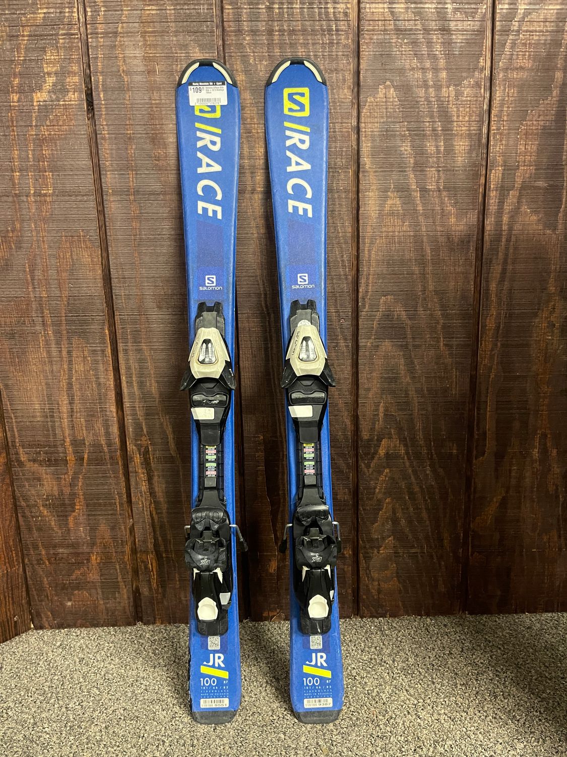 Salomon S/Race Kids Skis + EZ 5 Bindings 100cm