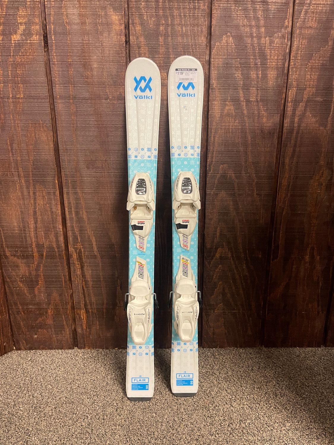 Used 2023 Volkl Flair Jr 90 Skis + Marker 4.5 Bindings