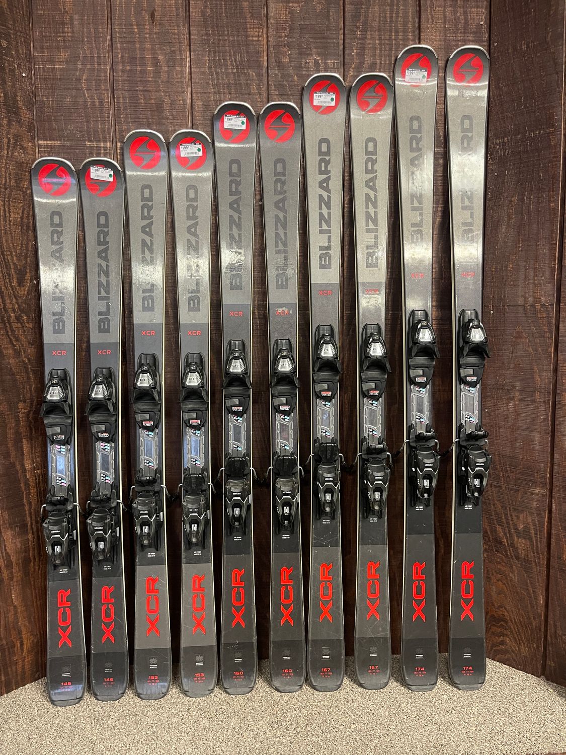 Used 2022 Blizzard XCR Skis + TLT 10 Bindings
