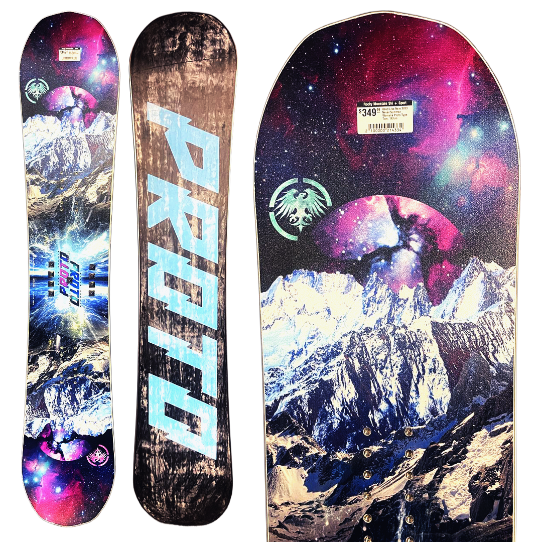 Used Like New 2023 Never Summer Womens Proto Type Two 142cm