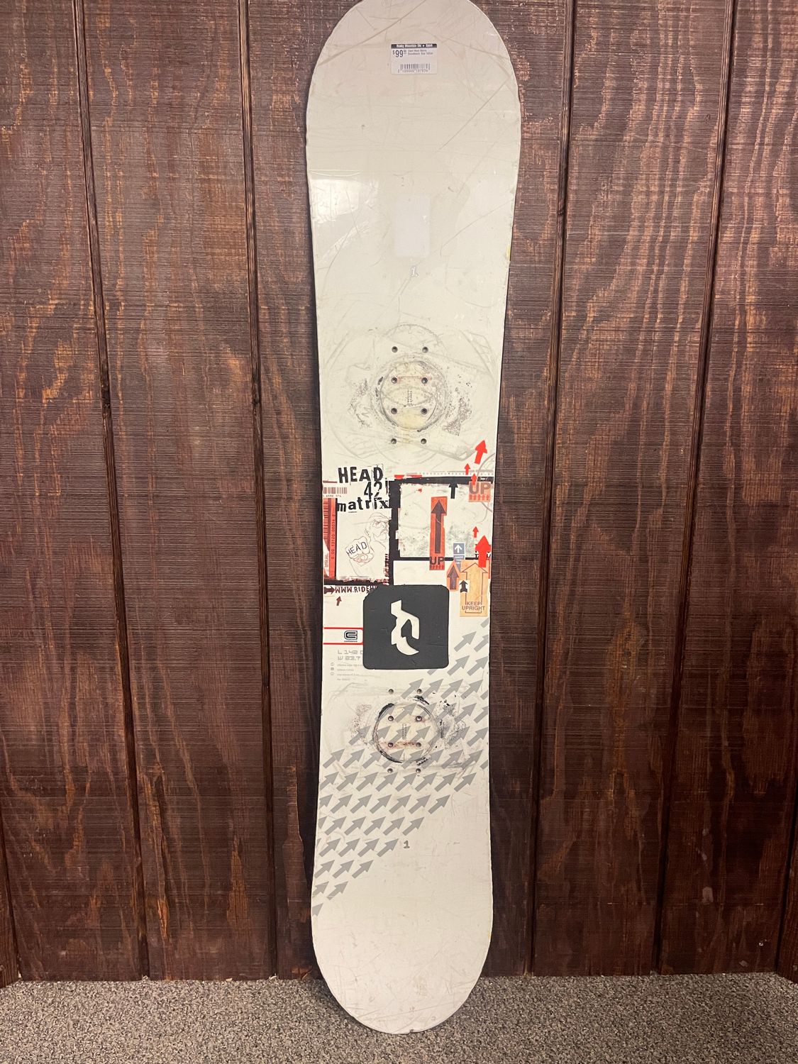 Used Head Matrix Snowboard 142cm