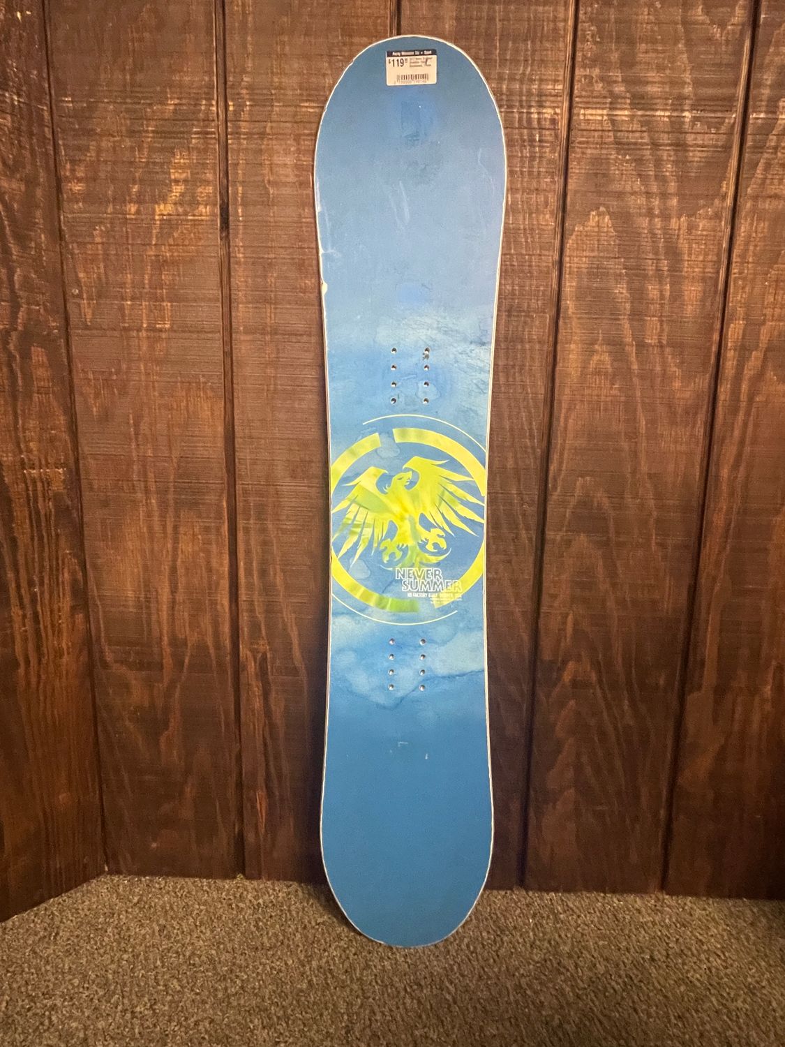 2017 Never Summer Shredder Kids Snowboard 110cm