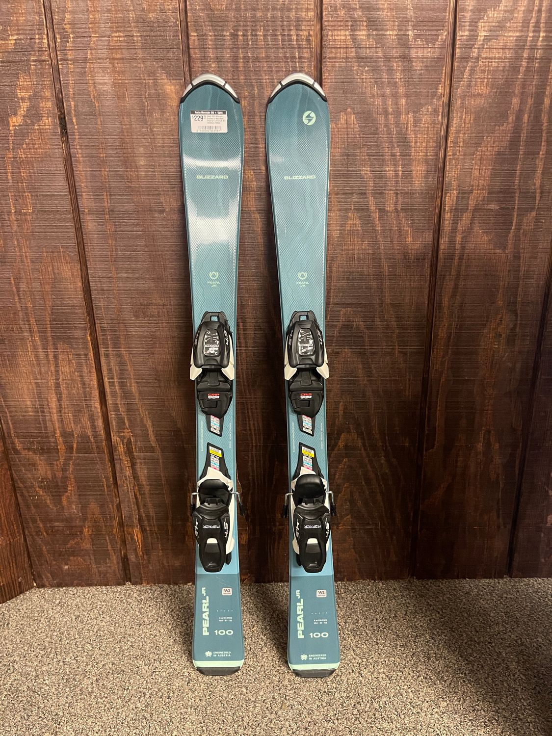 Used 2023 Blizzard Brahma Jr Kids Skis
