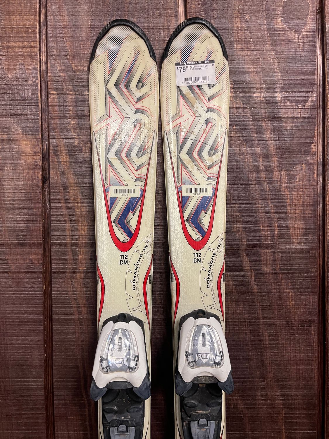 K2 Comanche Jr Kids Skis + SP 4.5 Bindings 112cm