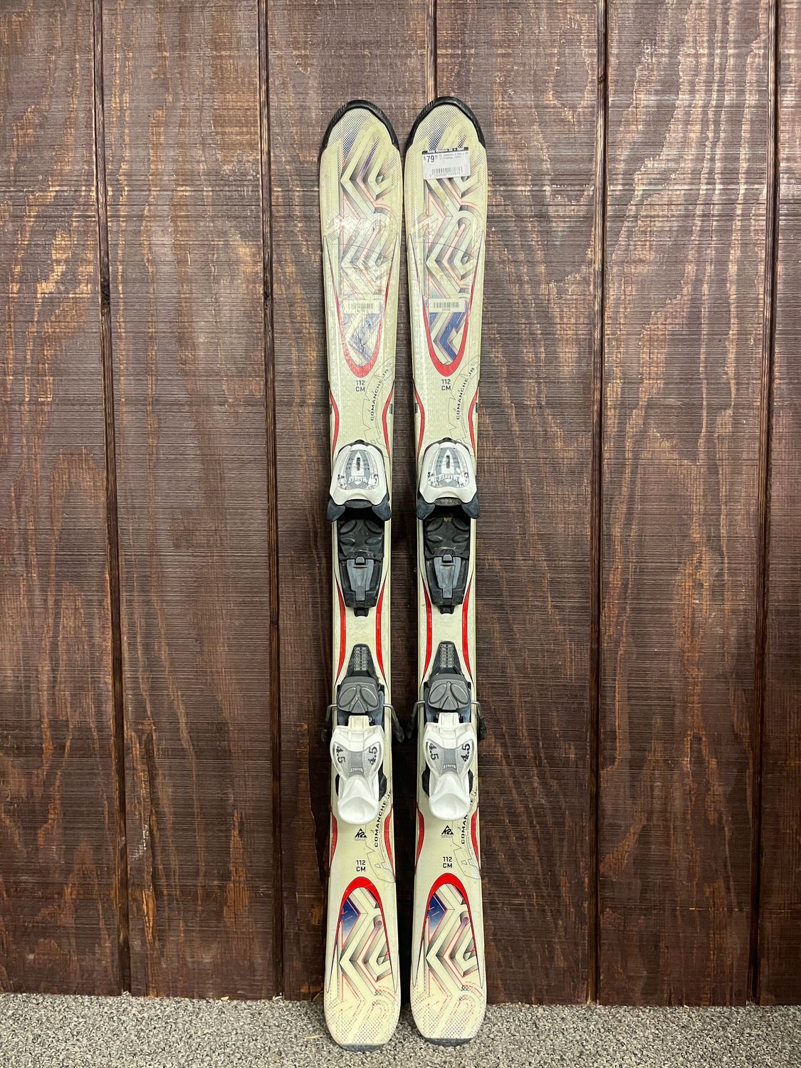K2 Comanche Jr Skis + SP 4.5 Bindings, 112cm
