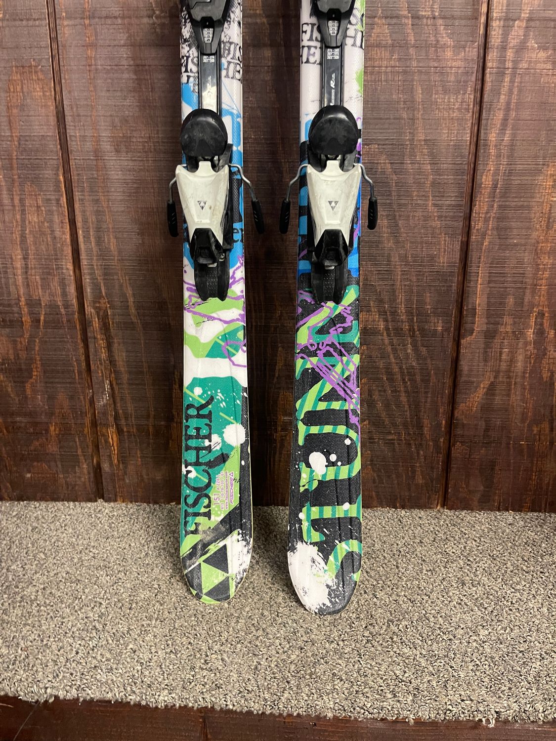 Fischer Stunner Kids Twin Tip Skis + FJ Demo Bindings