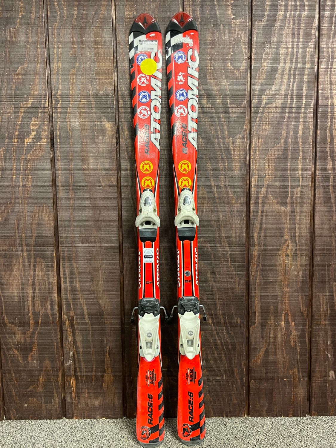 Atomic Race:6 + Rossignol Bindings, 130cm