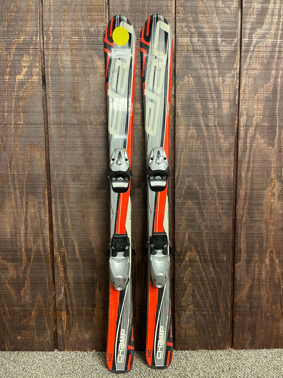 Elan Champ Skis + EL 4.5 Bindings, 110cm