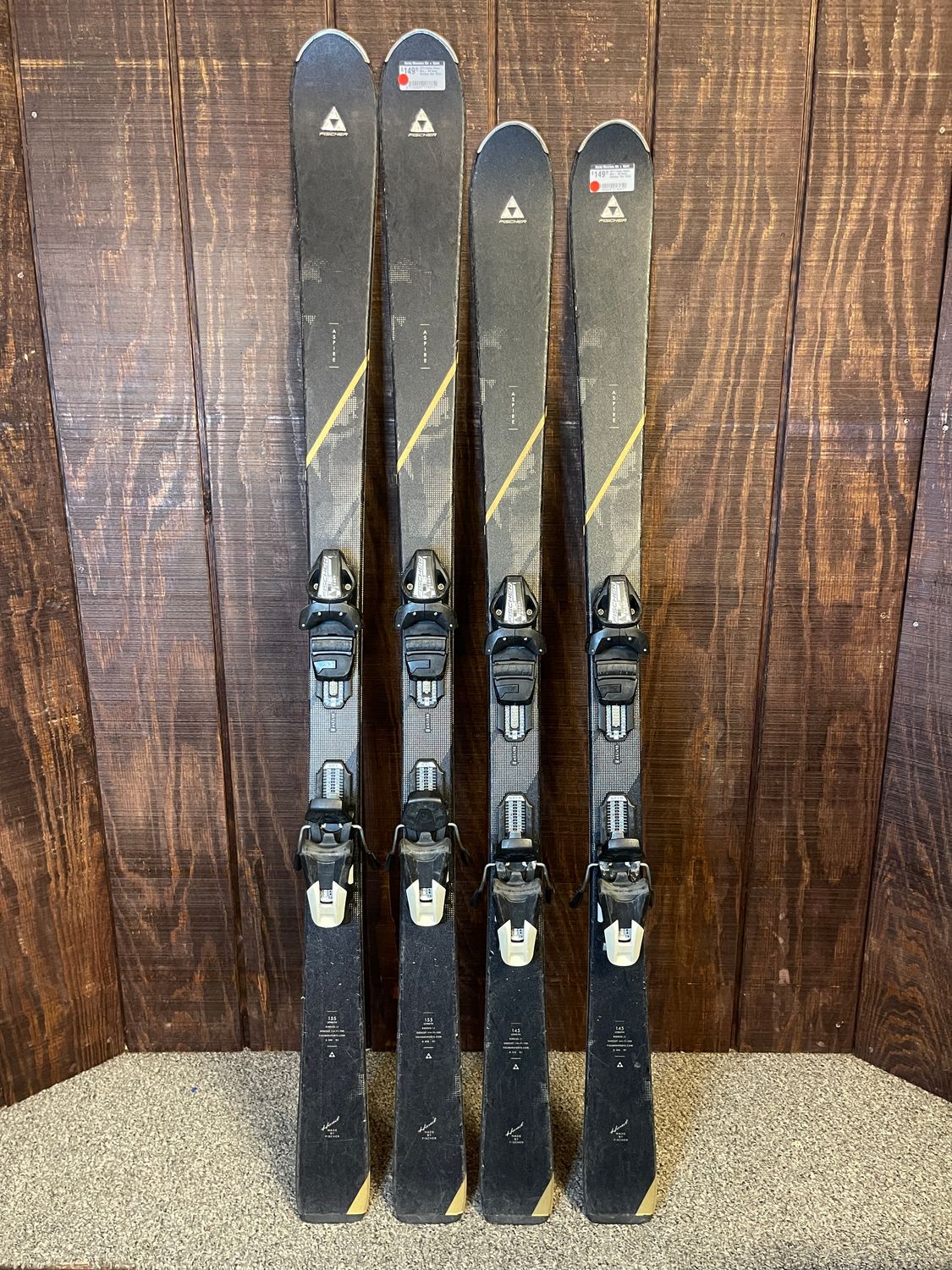 2019 Fischer Aspire Skis + W9 Demo Bindings 155cm
