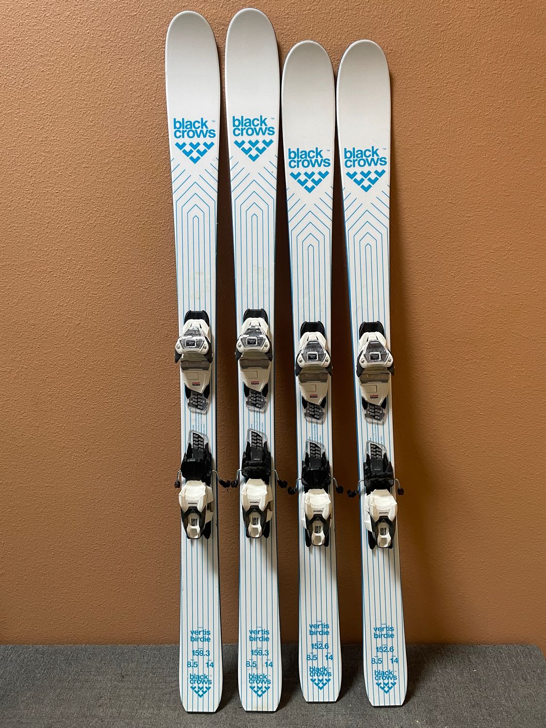 2022 black crow vertis birdie skis used