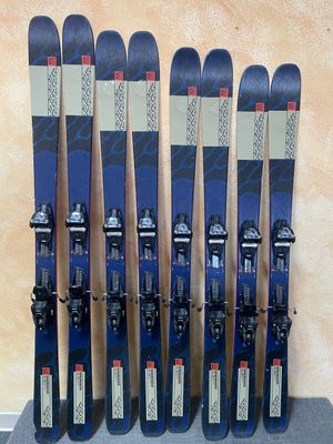 Used 2024 K2 Mindbender 90c Skis + Marker Squire 10 GW Bindings