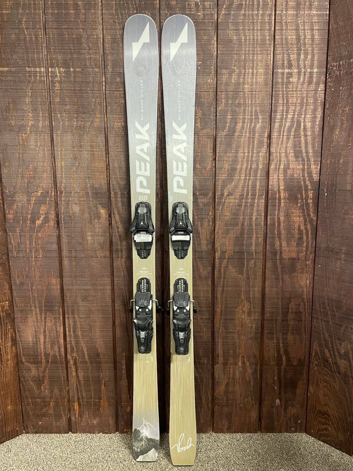 Used 2024 Peak 88 Skis + Strive 13 Bindings 168cm