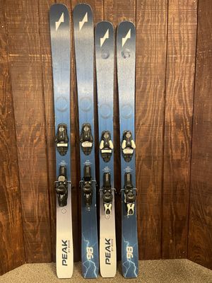 Used 2023 Peak 98 Skis + Strive 11 Bindings