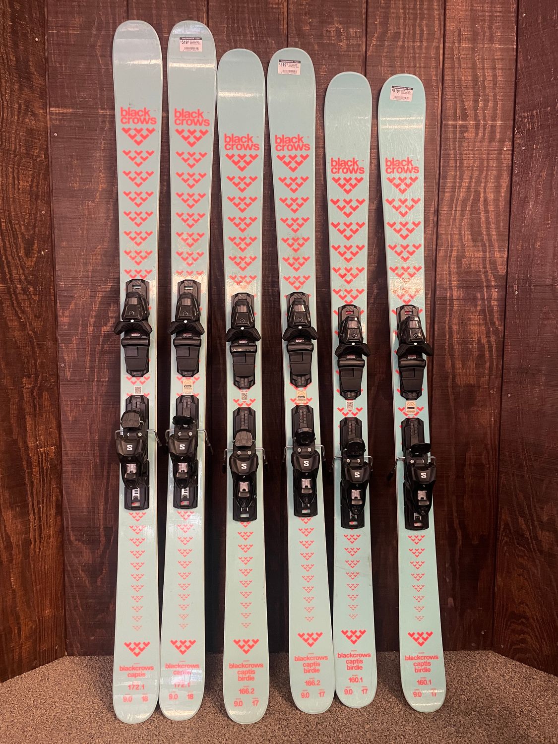 Used 2024 Black Crows Captis Birdie Skis + M10 GW Bindings Used 2024 Black Crows Captis Birdie Skis + M10 GW Bindings