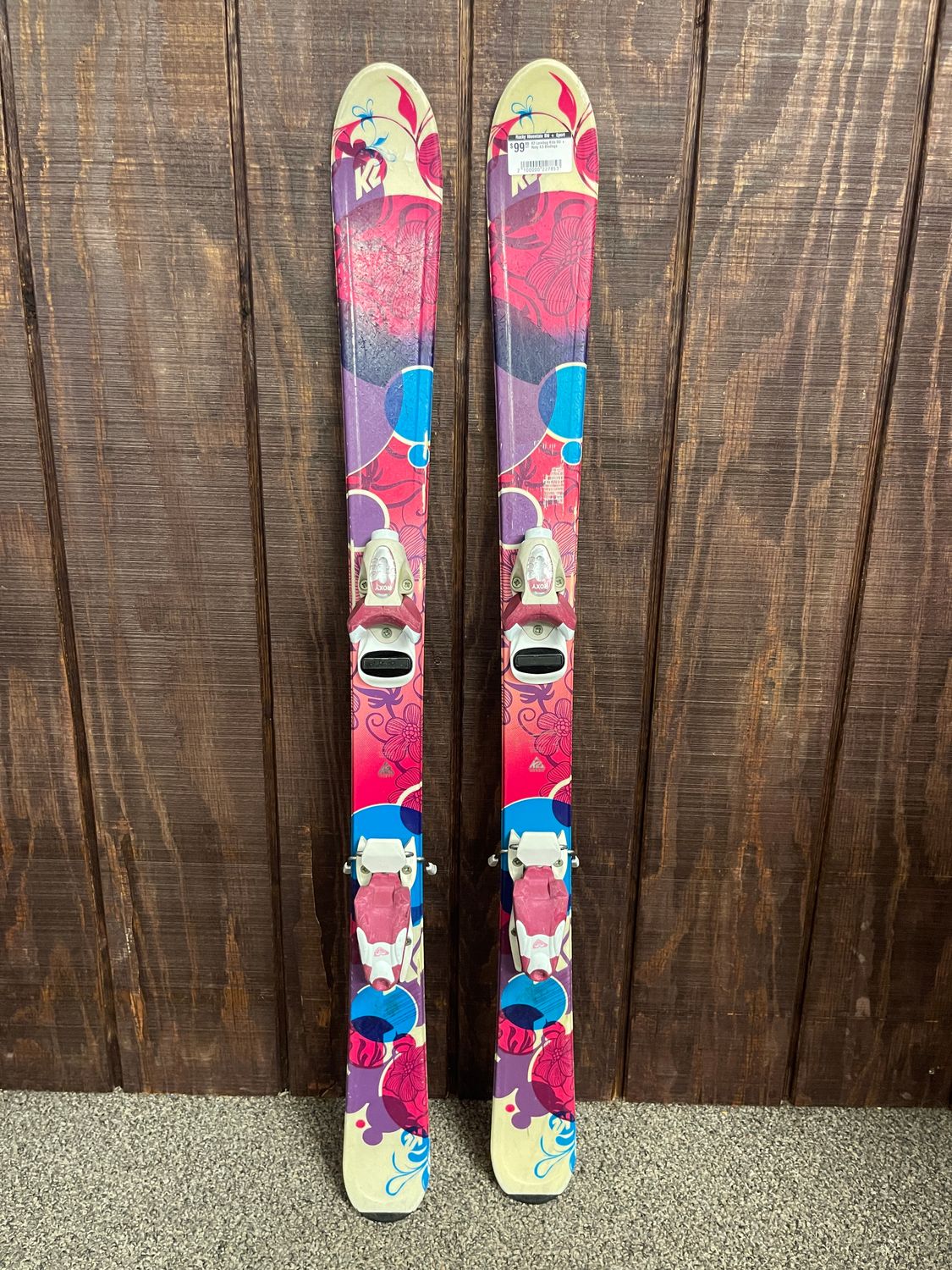 K2 Lovebug Kids Ski + Roxy 4.5 Bindings