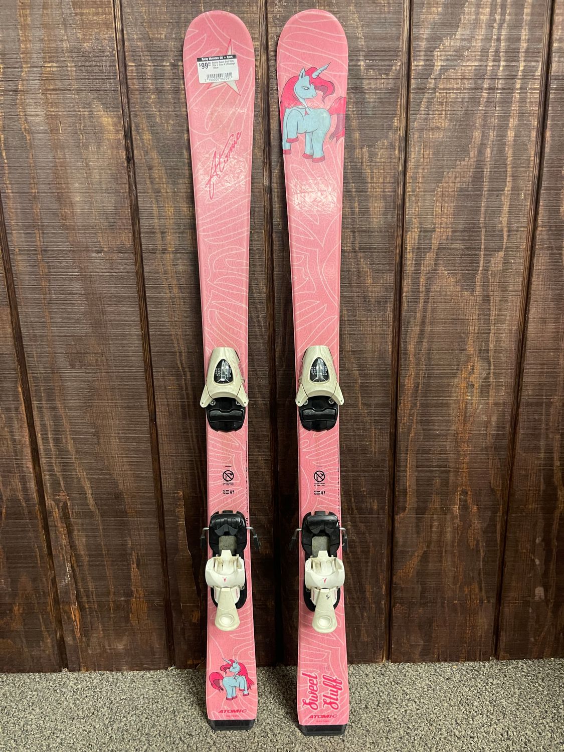 Atomic Sweet Stuff Girls Skis + Evox 4.5 Bindings 110cm