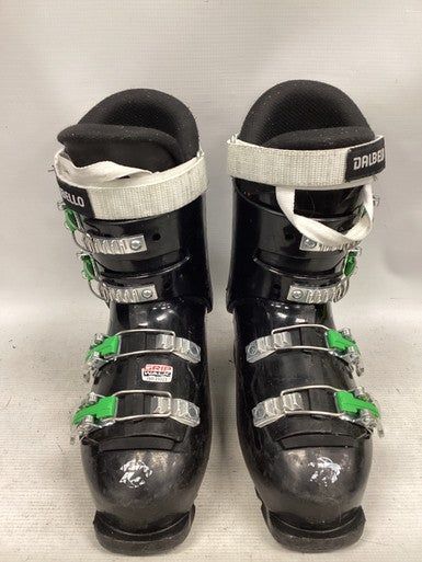 Used Dalbello Green Menace Final Sale Kids Ski Boots