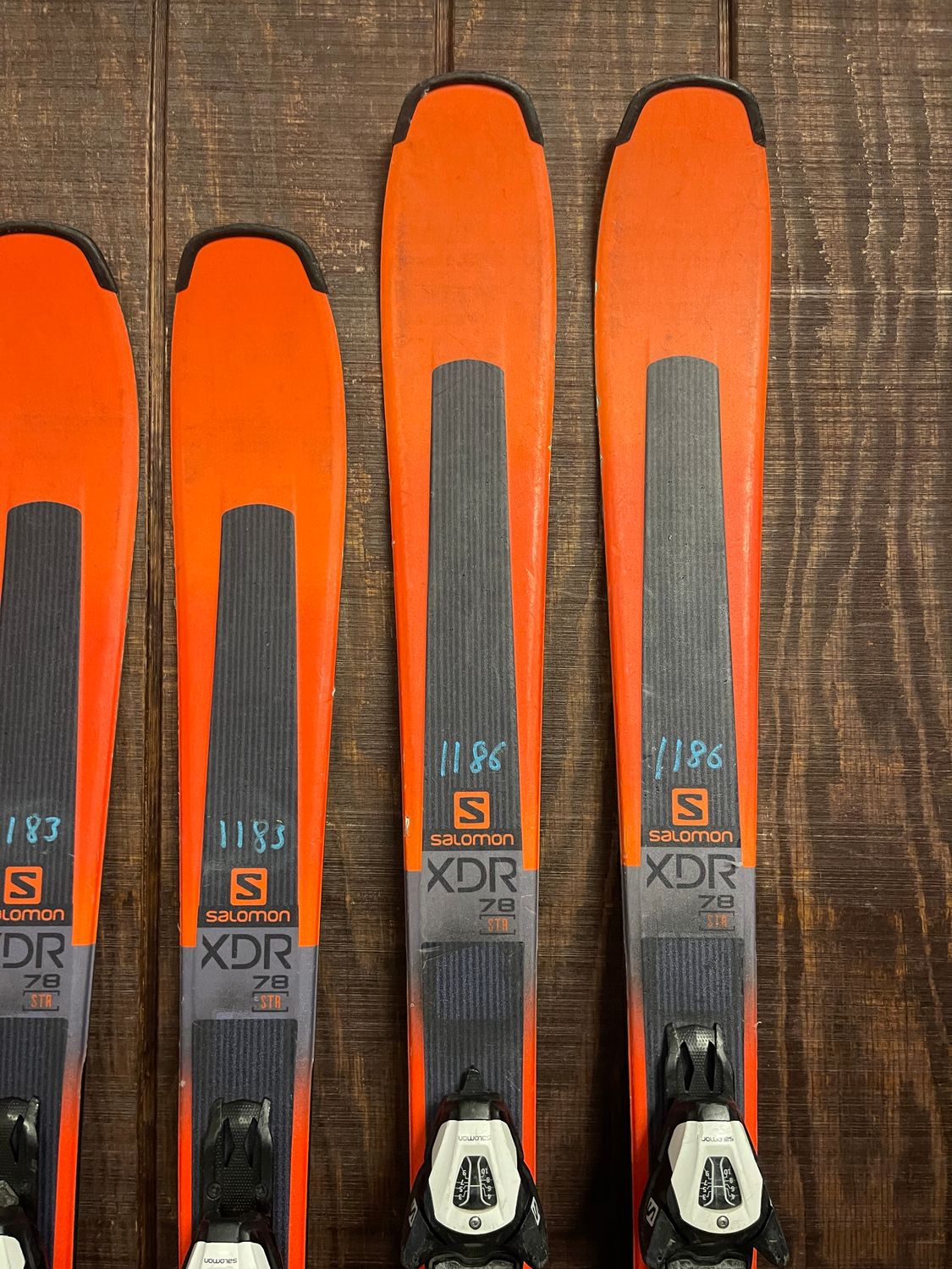 Used Salomon XDR 78 Skis + L10 Demo Bindings