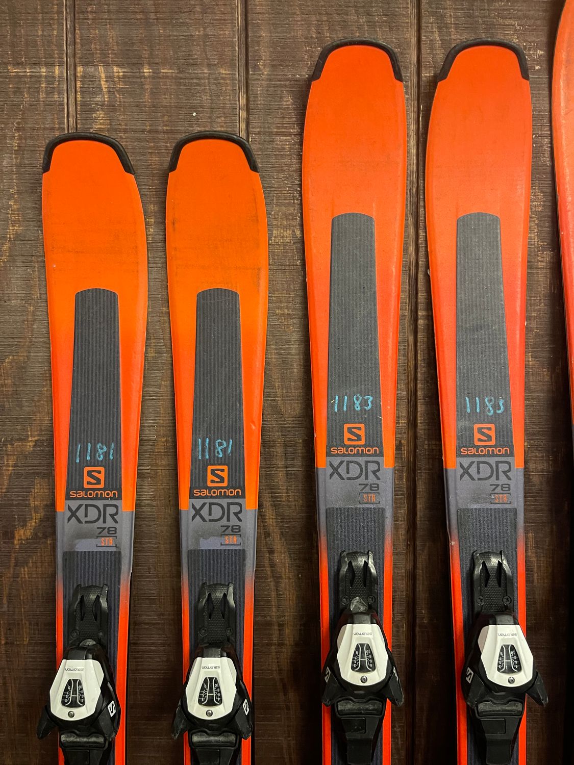 Used Salomon XDR 78 Skis + L10 Demo Bindings