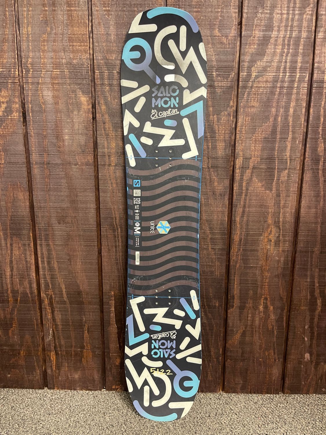 2021 Salomon El Capitan Kids Snowboard, 120cm