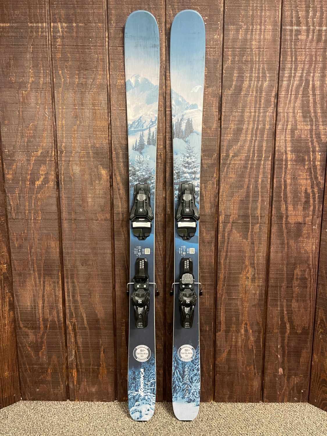 2023 Nordica Santa Ana 93 Skis + Squire 11 GripWalk Bindings