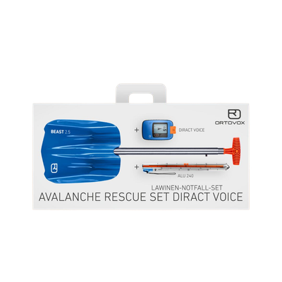 NEW Ortovox Avalanche Rescue Set Diract Voice - Beacon, Probe, Shovel NEW Ortovox Avalanche Rescue Set Diract Voice - Beacon, Probe, Shovel