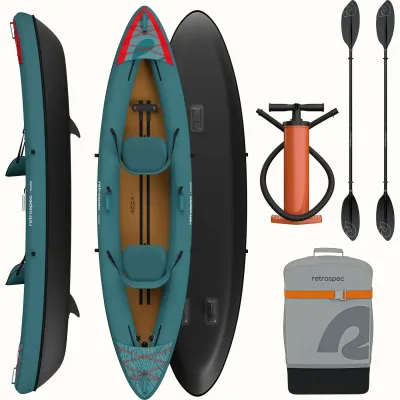 NEW Retrospec Coaster Tandem Inflatable Kayak 12'