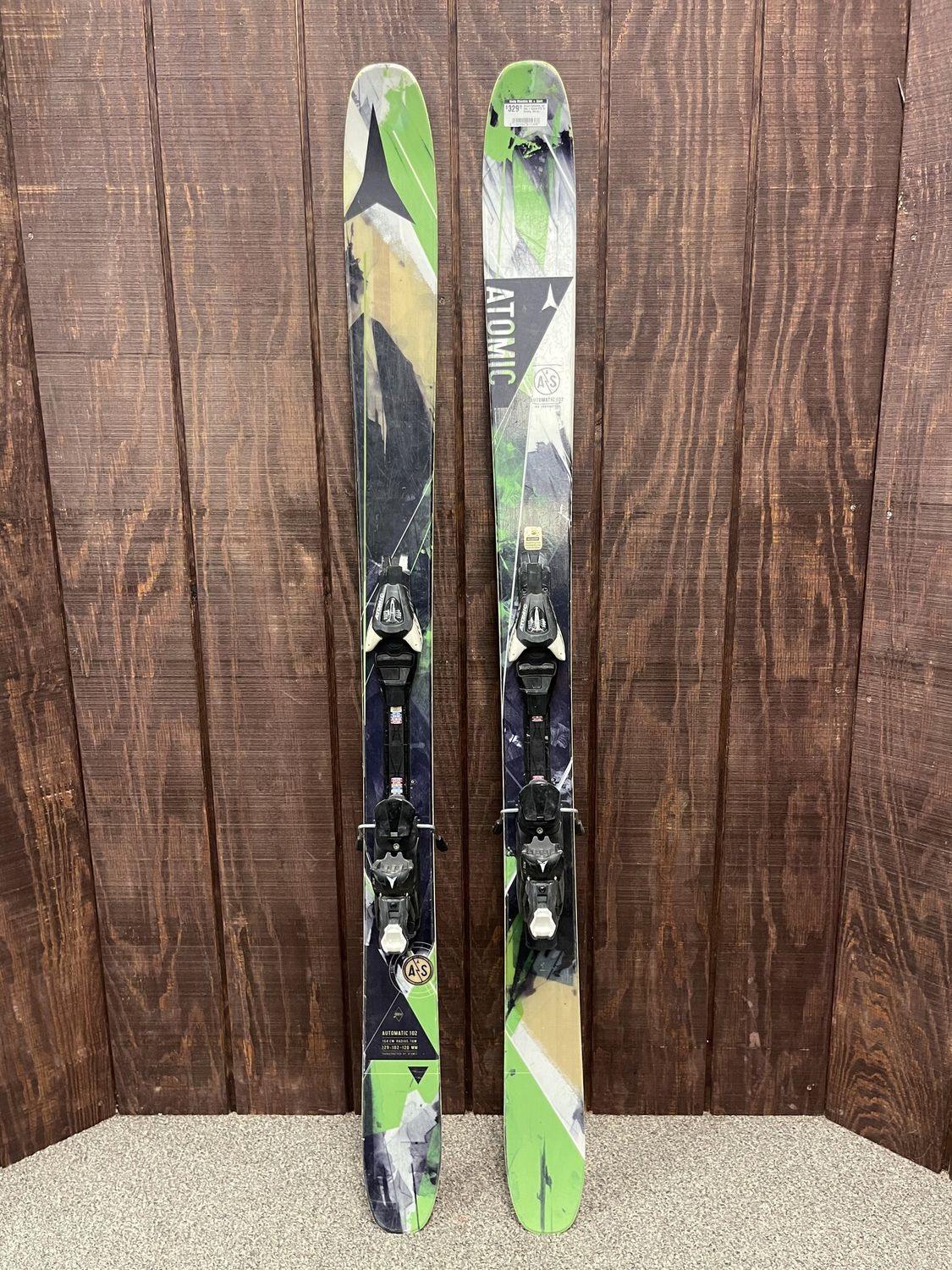 Atomic Automatic 102 Skis + Atomic XTE 10 Binding, 164cm
