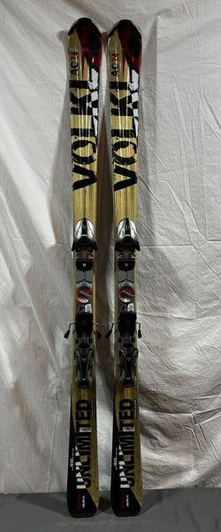 Volkl Unlimited AC 7.4 Skis + Marker SpeedPoint 9.0 Bindings 163cm