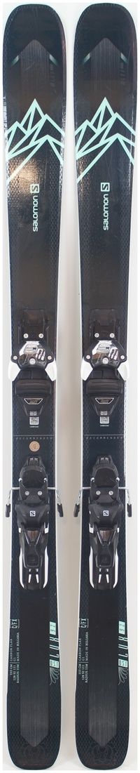2021 Salomon Lux 92 Skis + Warden 13 Demo Bindings 153cm