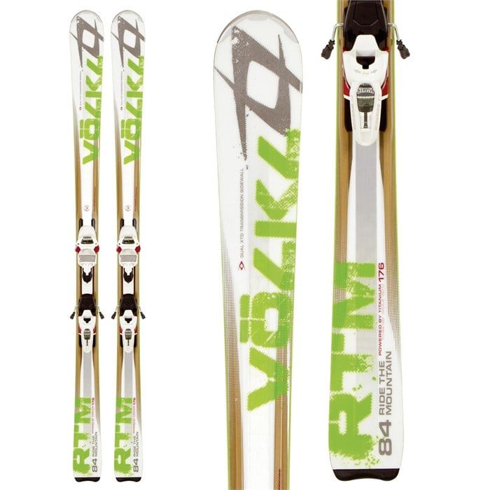 Volkl RTM 84 Skis + Marker Wide Ride Bindings 176cm