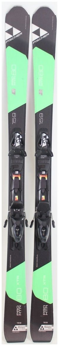 Fischer XTR Pro Mtn 80 Skis + RS10 Demo Bindings 159cm