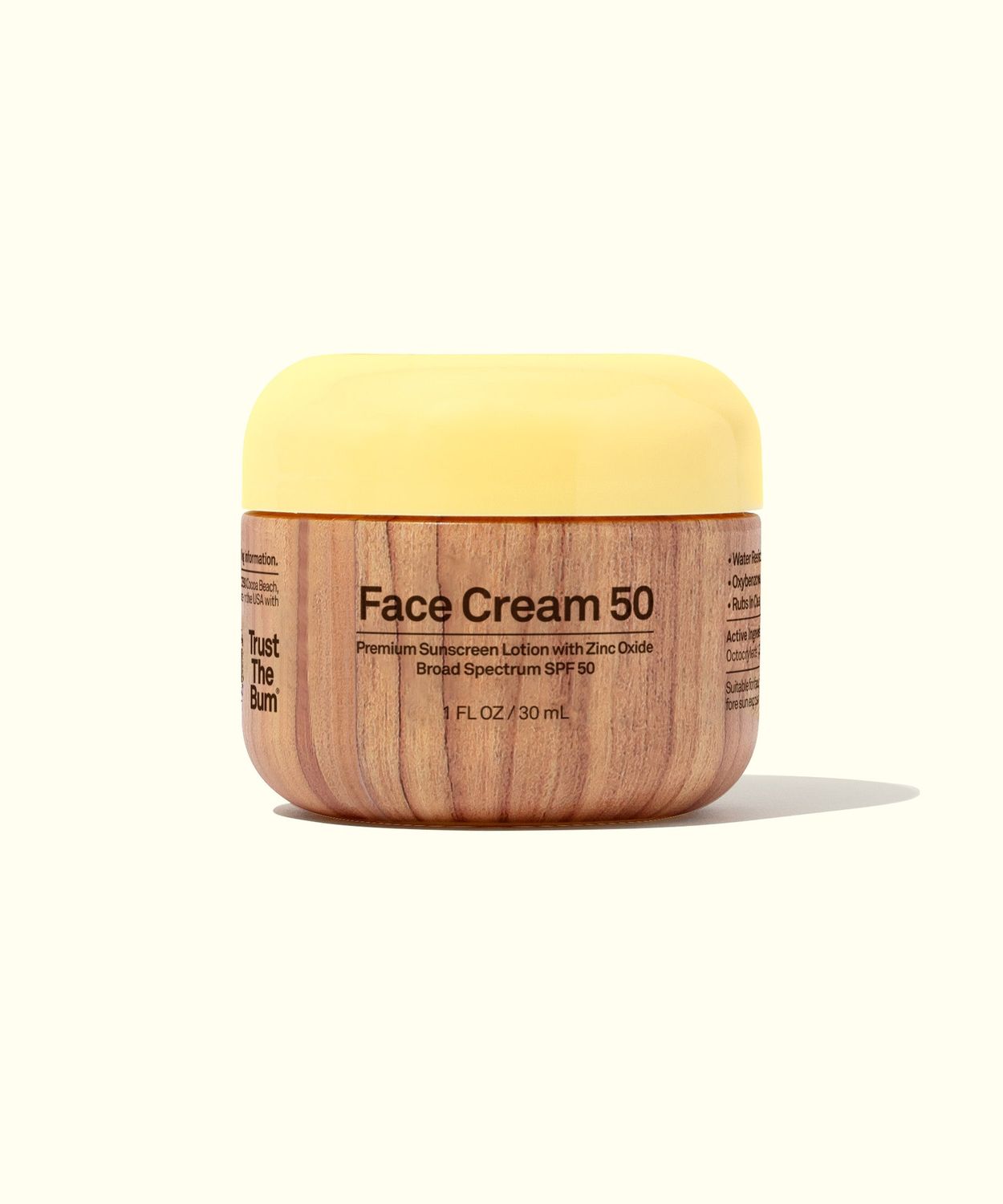 Sun Bum SPF 50 Face Cream with Zinc Oxide