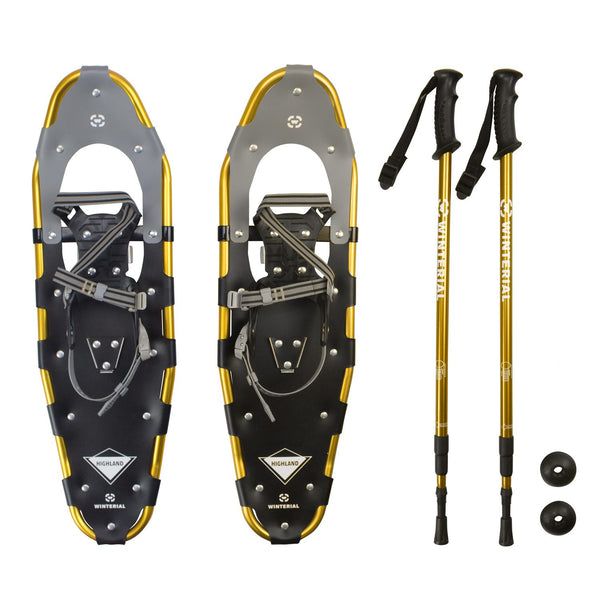 Winterial Highland Gold Snowshoes, 30 inches