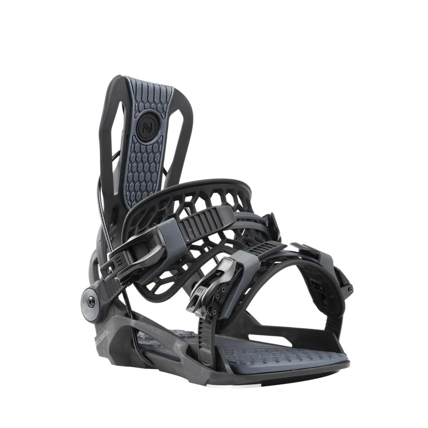 Used 2024 Nidecker Fenix Snowboard Bindings Black, Size Medium