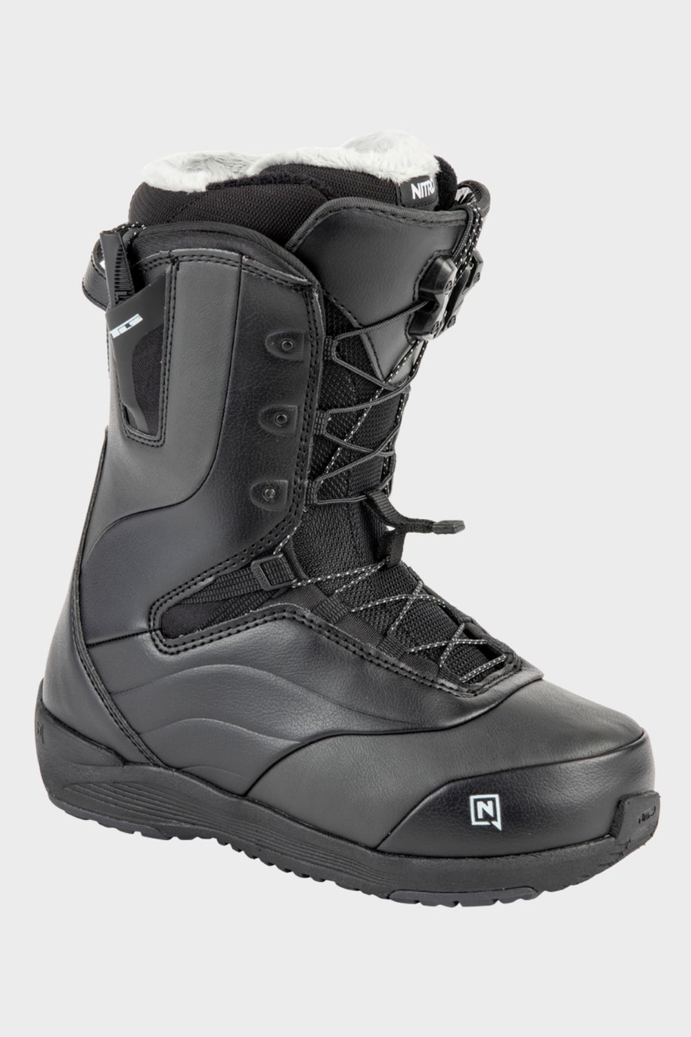 Used Nitro Women's Crown LTS Speed Lace Snowboard Boot, Size 7.5