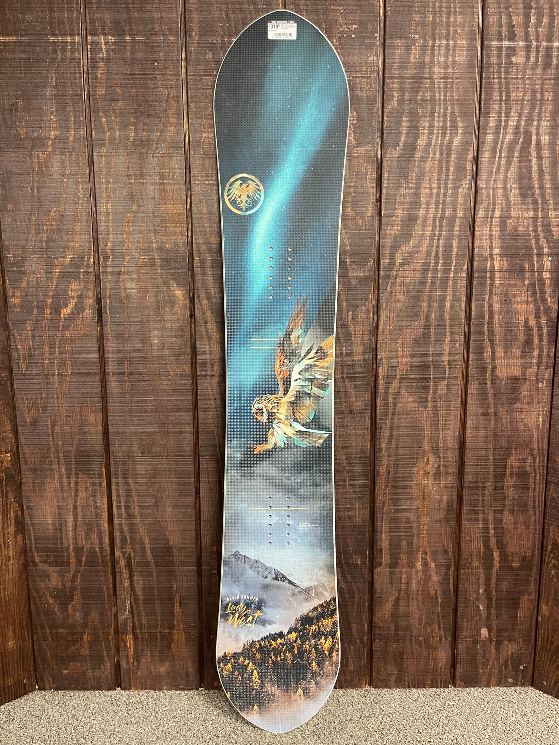 Used 2022 Never Summer Lady West Snowboard 153cm