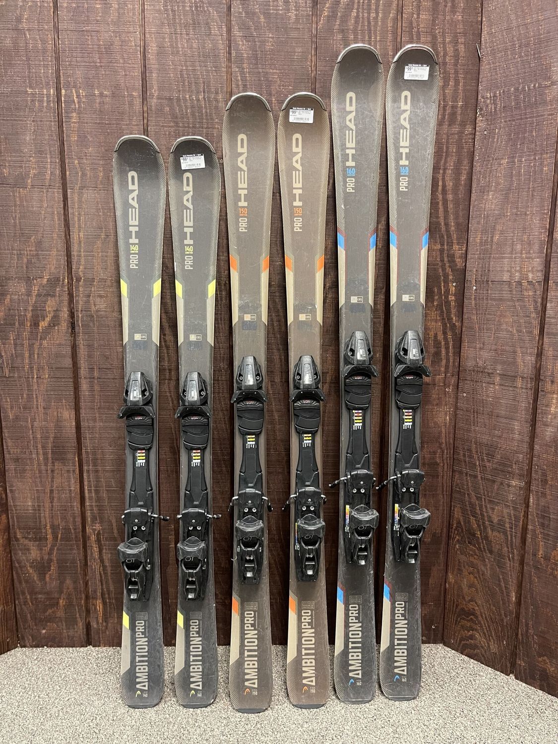 2023 Head Ambition Skis + SP10 Bindings, 140cm