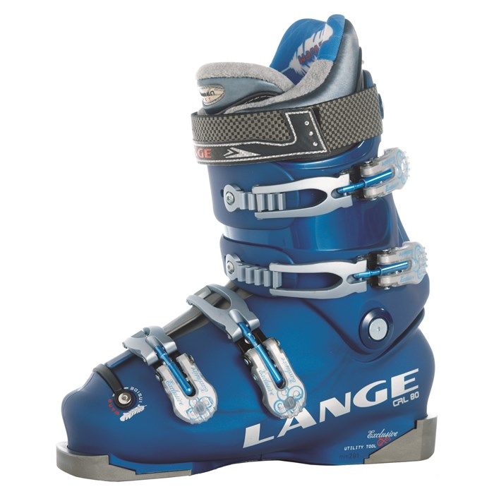 Womens Lange CRL 80 Ski Boots, Size 21.5