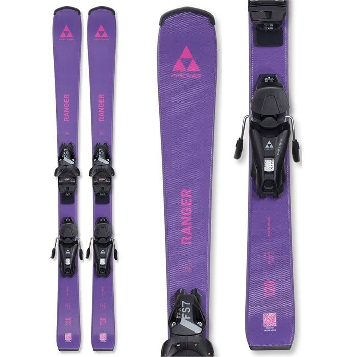 NEW 2026 Fischer Ranger Jr Skis ​+ FS 7 GW Ski Bindings