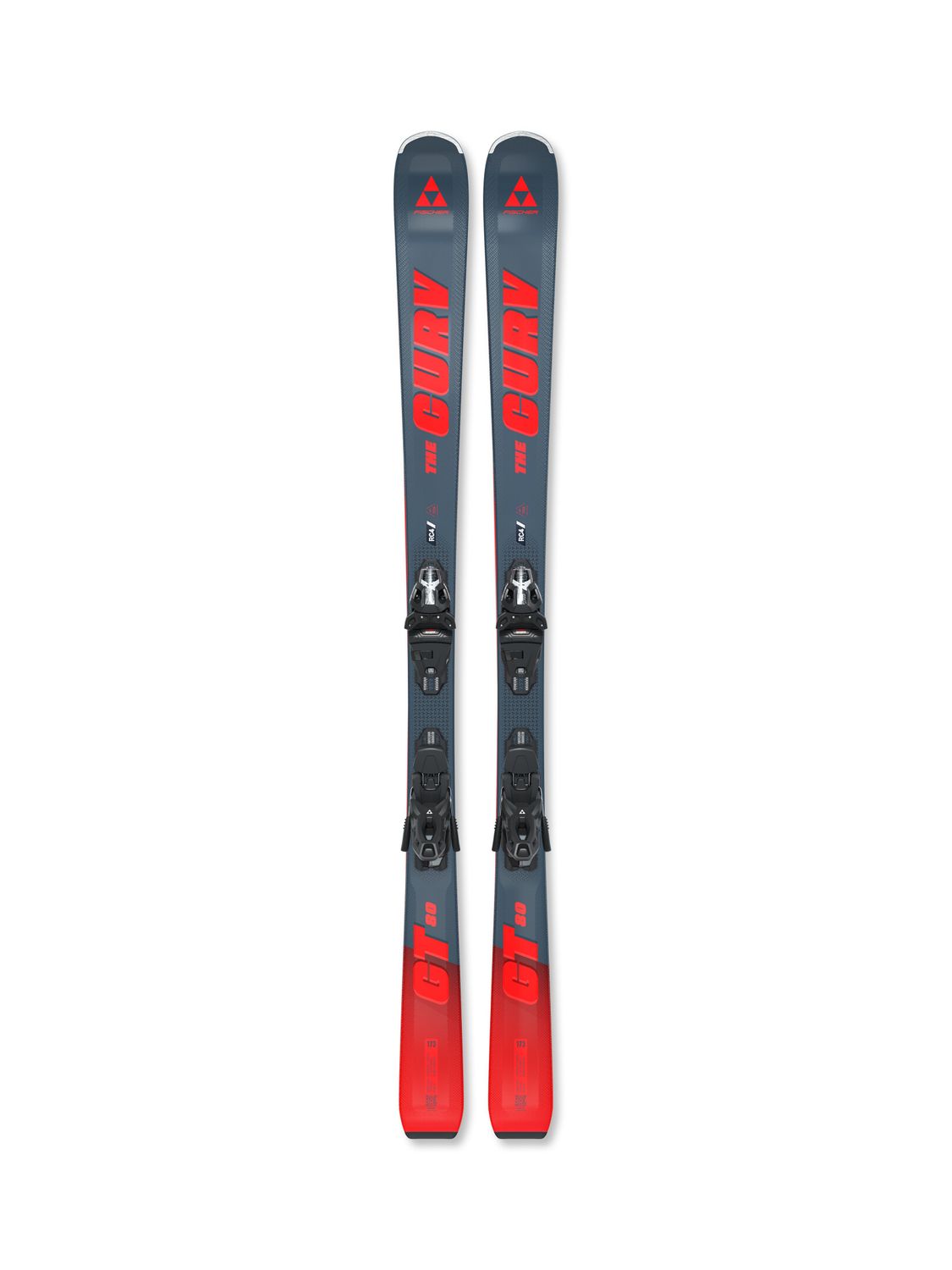 2026 Fischer The Curv GT 80 Skis + RSW 11 PR Bindings 166cm