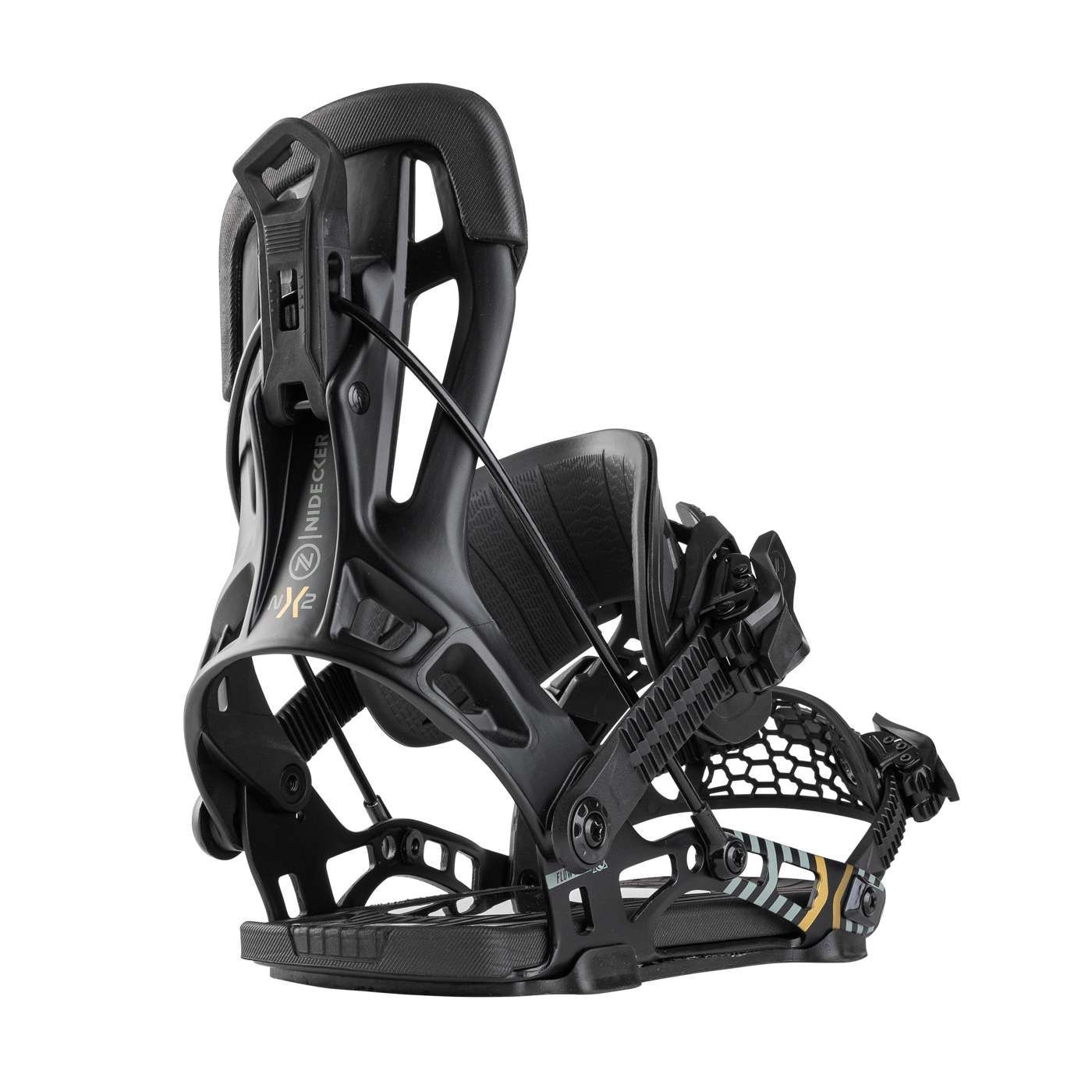 NEW 2026 Nidecker Flow NX2 Hybrid Snowboard Bindings NEW 2026 Nidecker Flow NX2 Hybrid Snowboard Bindings
