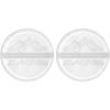 NEW Dakine Round Scraper Stomp Pad, Clear White